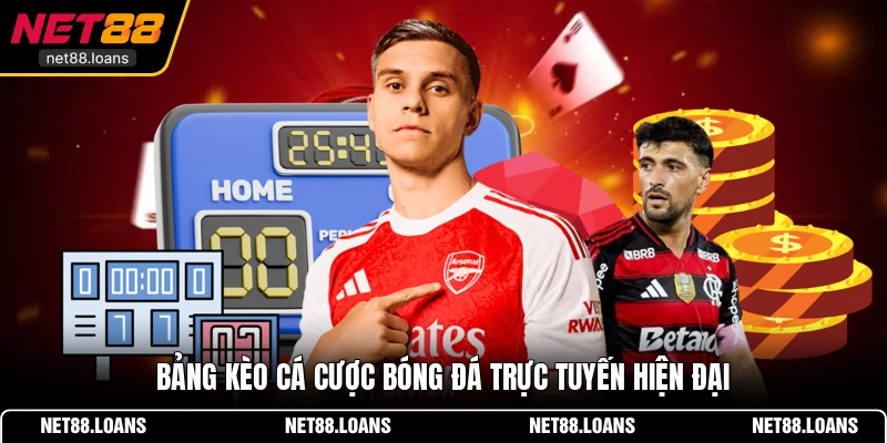 Bảng kèo cá cược bóng đá trực tuyến hiện đại